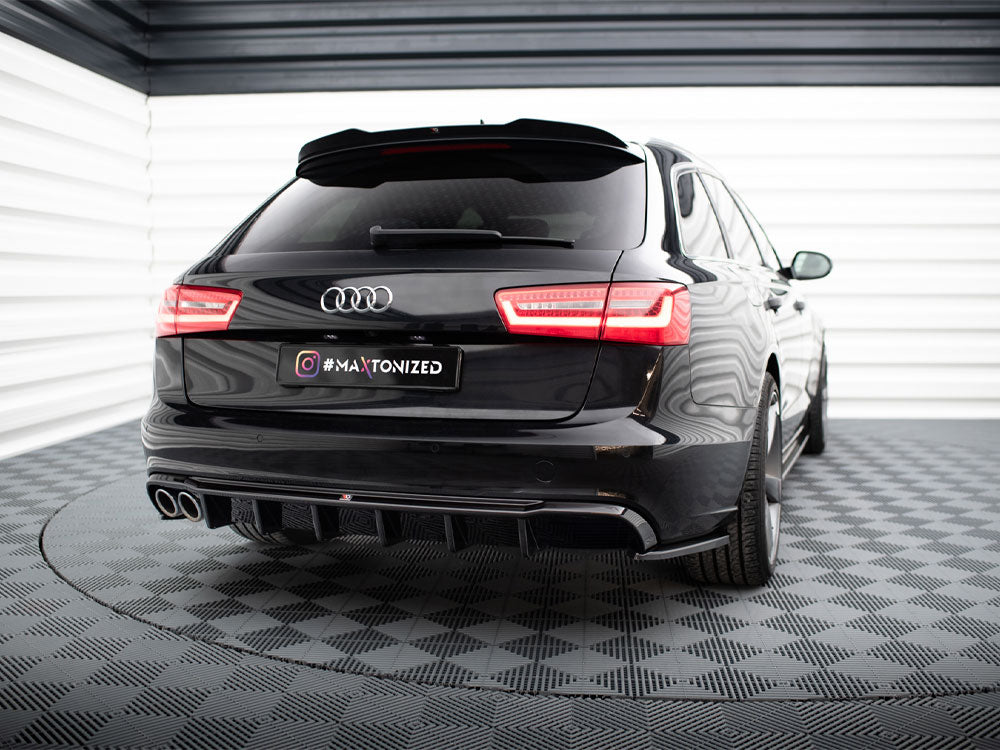 Rear Valance compatible with Audi A6 Sedan / Avant C7 (Single Side dual exhaust Version)