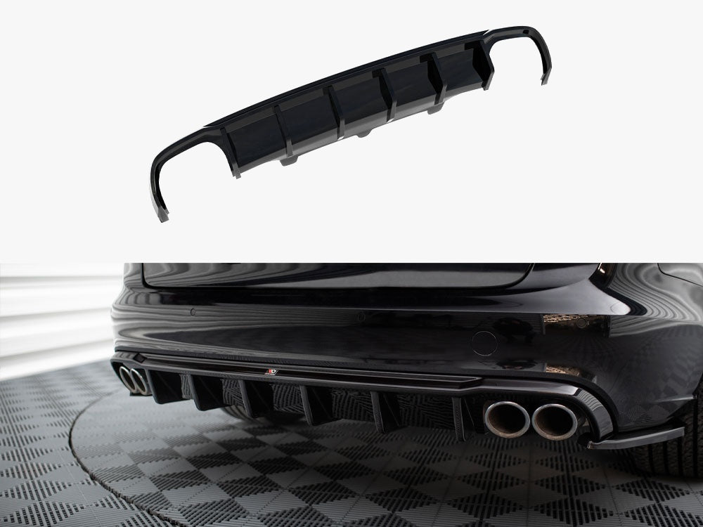 Rear Valance compatible with Audi A6 Sedan / Avant C7 (Version with dual exhausts on both sides)