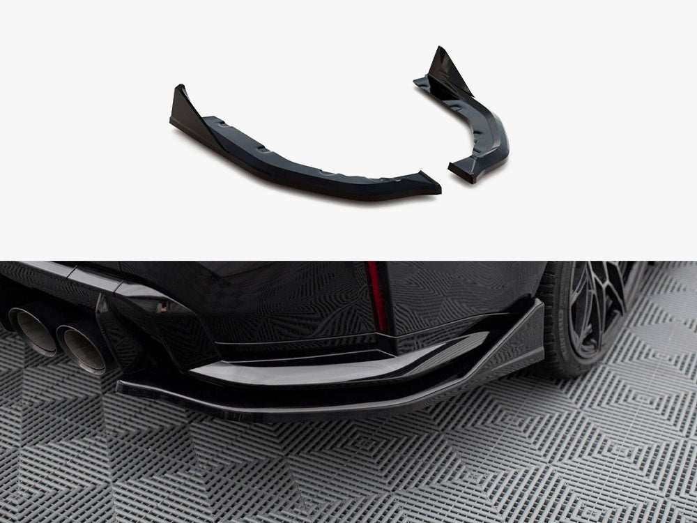 Rear Side Splitters V.4 CSL Look compatible with BMW M3 G80