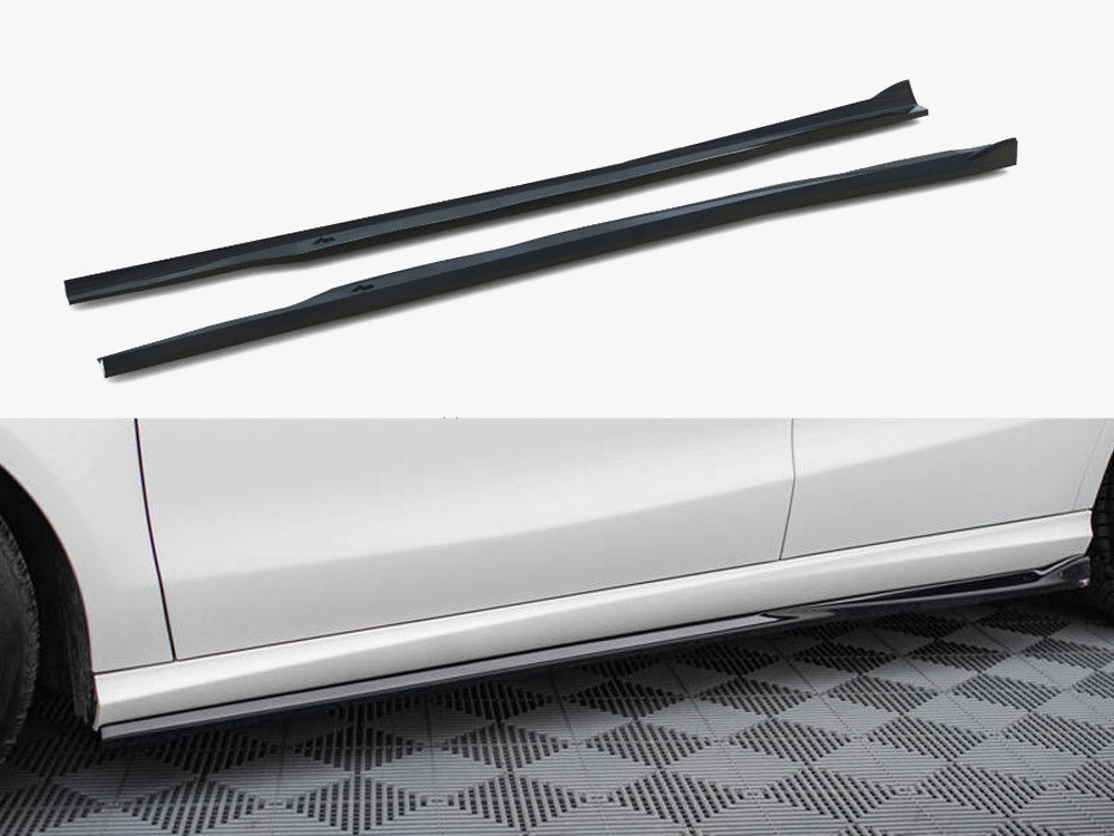 Side Skirts Diffusers compatible with Mercedes-Benz CLA C117 Facelift