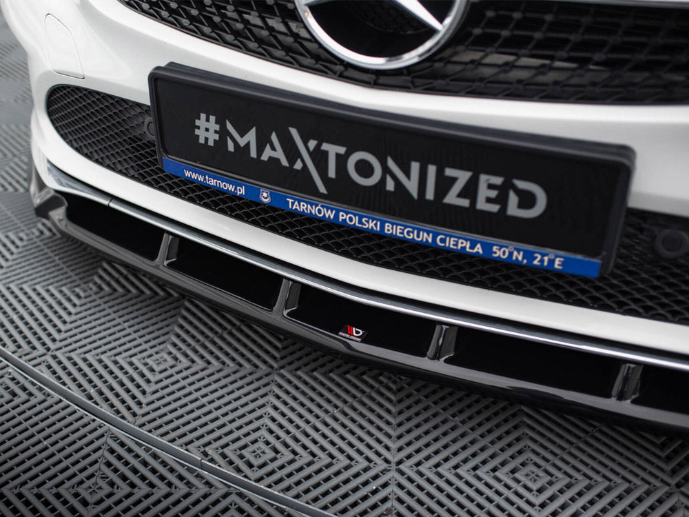 Front Splitter compatible with Mercedes-Benz CLA C117 Facelift