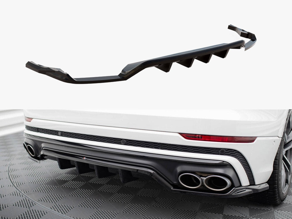 Central Rear Splitter (Vertical Bars) V.2 compatible with Audi SQ8 Mk1