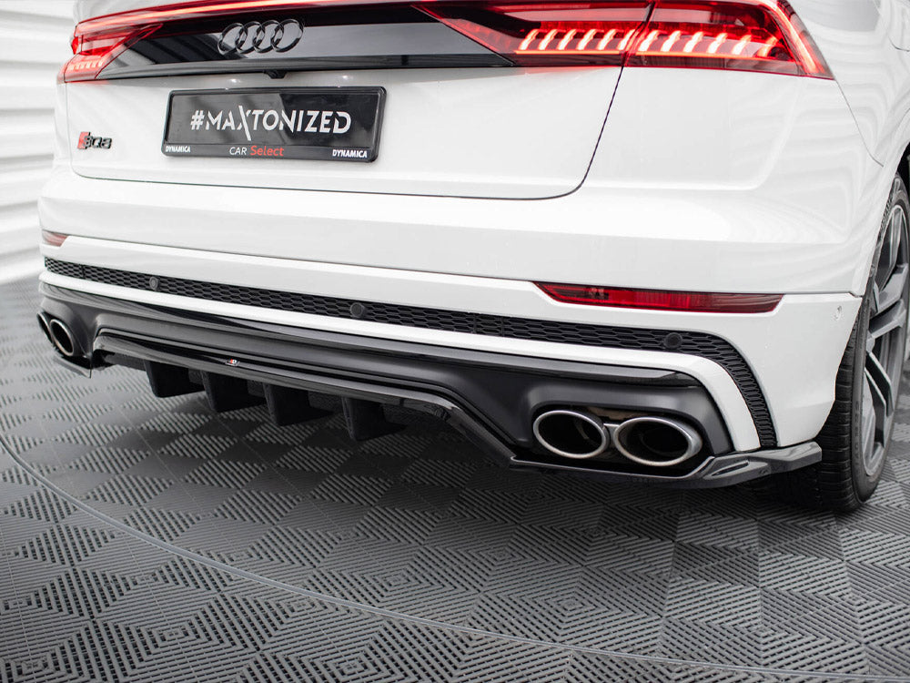 Central Rear Splitter (Vertical Bars) V.2 compatible with Audi SQ8 Mk1