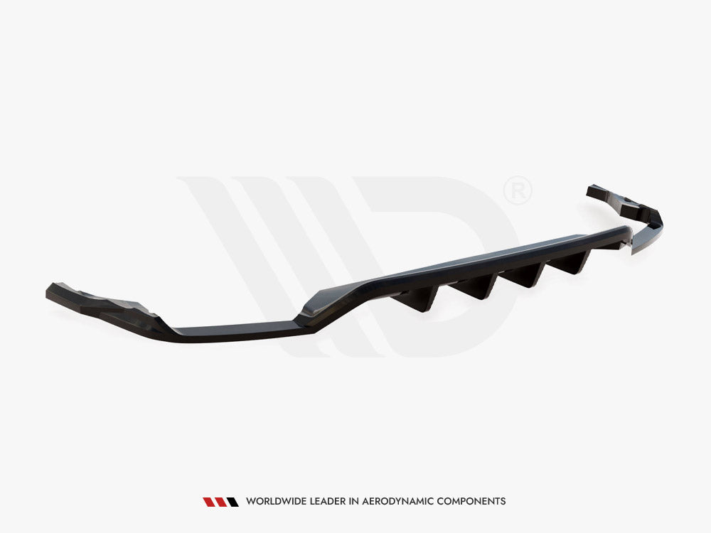 Central Rear Splitter (Vertical Bars) V.2 compatible with Audi SQ8 Mk1