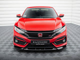 Front Splitter compatible with Honda Civic Si Mk10