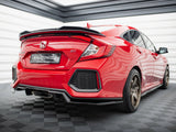 Rear Splitter (Vertical Bars) compatible with Honda Civic Si Mk10