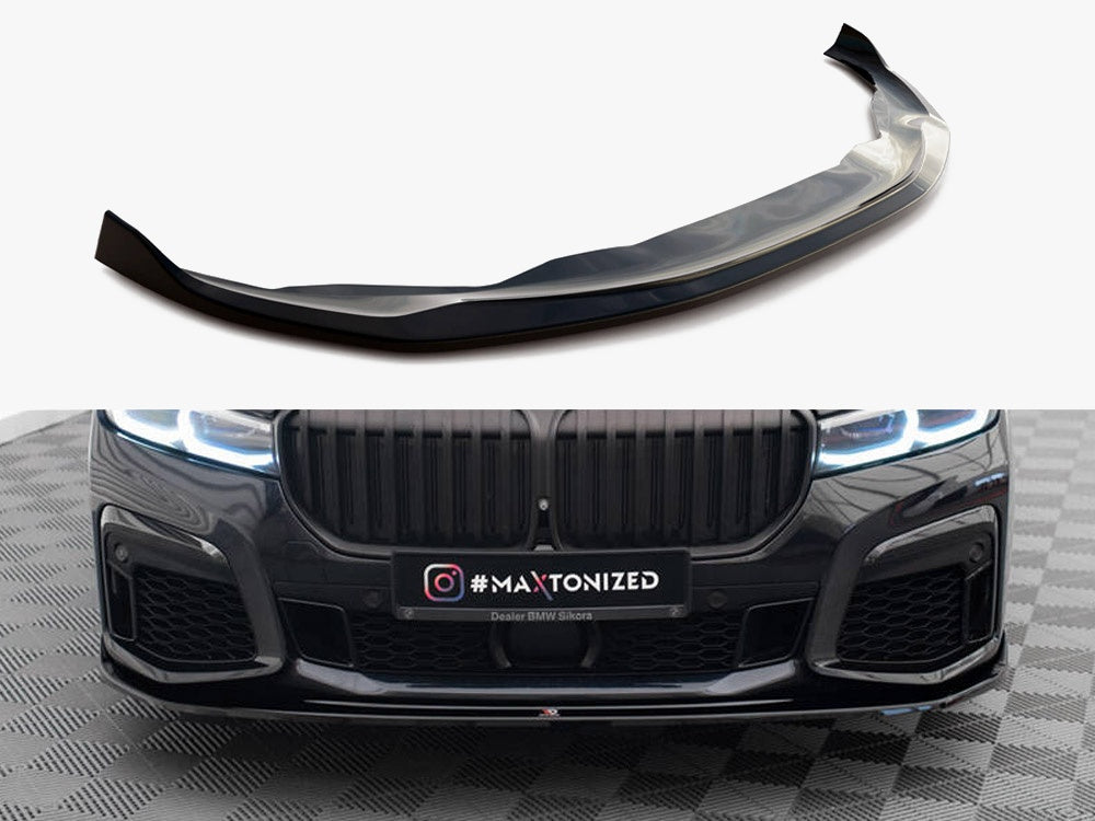 Front Splitter V.4 compatible with BMW 7 M-Pack G11 / G12 Facelift