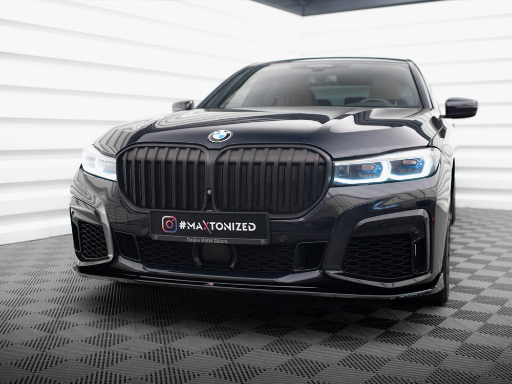 Front Splitter V.4 compatible with BMW 7 M-Pack G11 / G12 Facelift