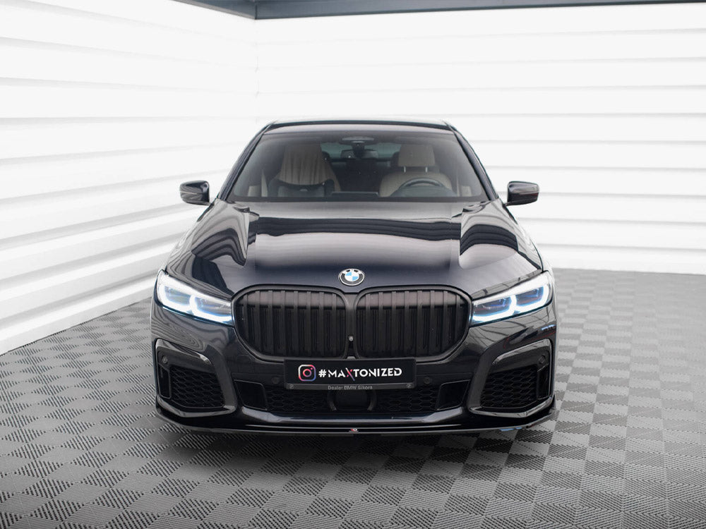 Front Splitter V.4 compatible with BMW 7 M-Pack G11 / G12 Facelift