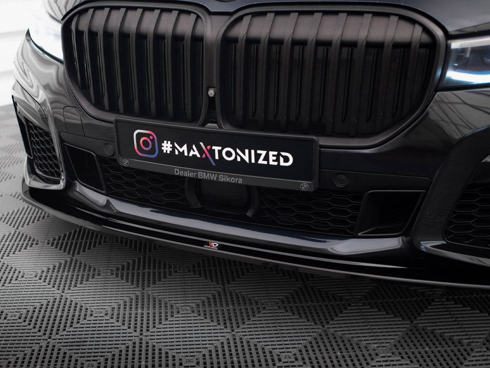 Front Splitter V.4 compatible with BMW 7 M-Pack G11 / G12 Facelift