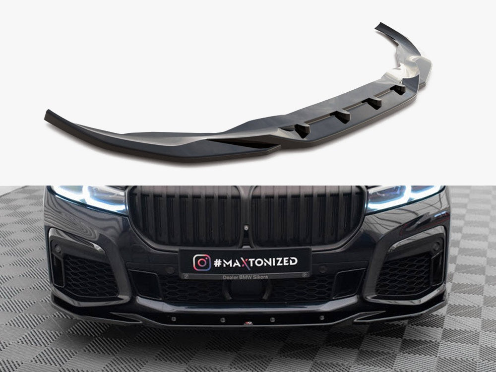 Front Splitter V.3 compatible with BMW 7 M-Pack G11 / G12 Facelift