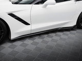 Side Skirt Diffusers V.2 compatible with Chevrolet Corvette Stingray C7