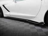 Side Skirt Diffusers V.2 compatible with Chevrolet Corvette Stingray C7