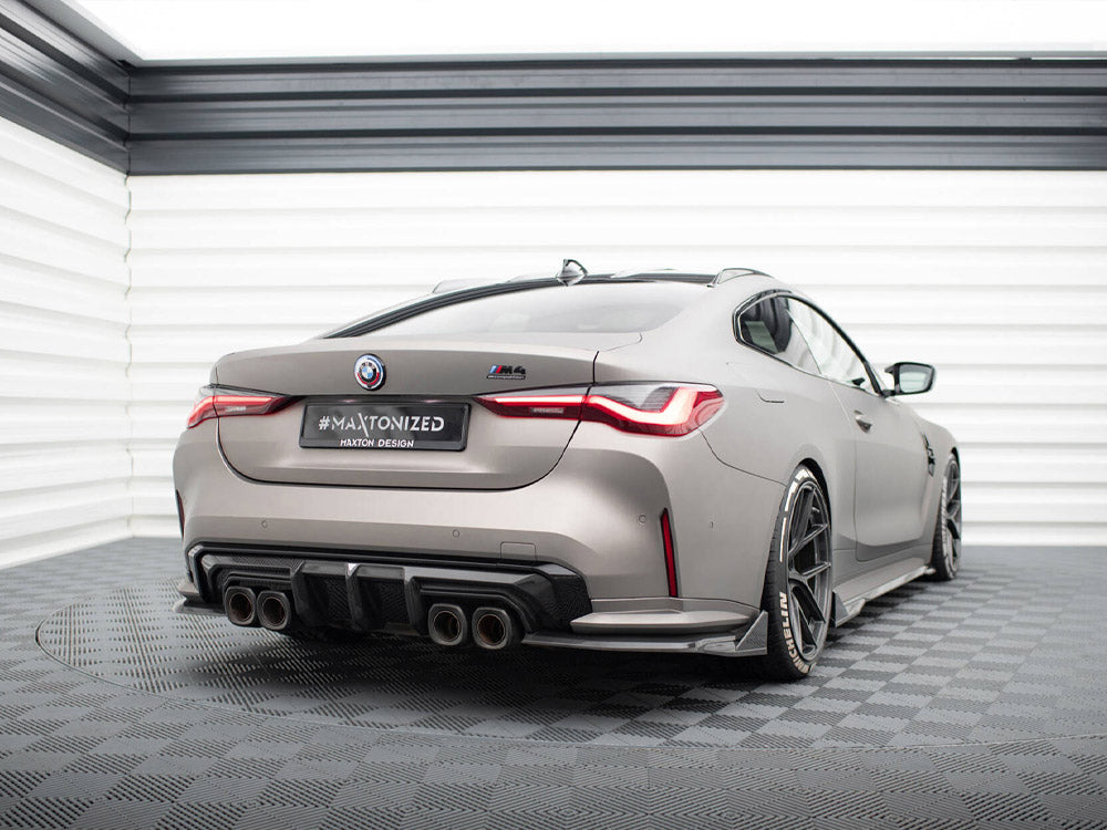 Prepreg Carbon Rear Flaps compatible with BMW M4 G82 / G82 Facelift