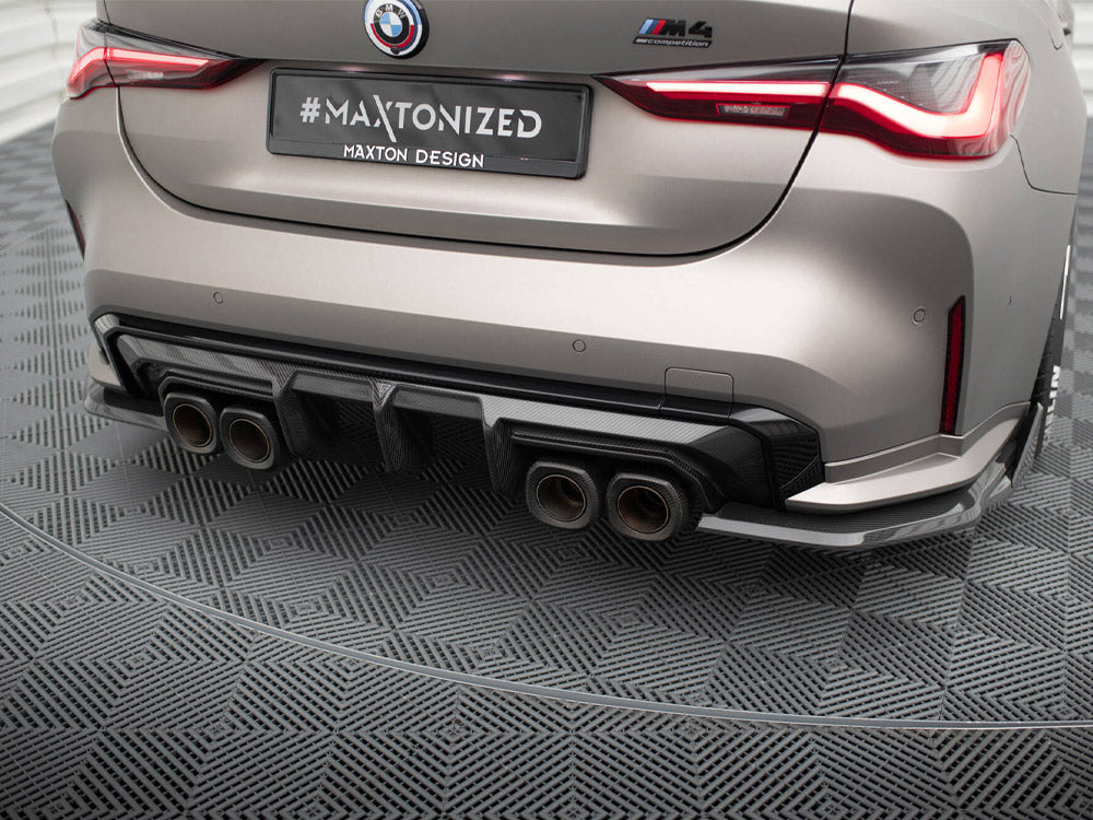 Prepreg Carbon Rear Flaps compatible with BMW M4 G82 / G82 Facelift