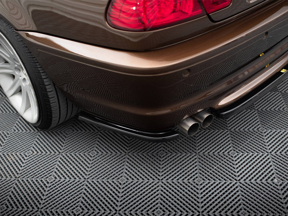 Rear Side Splitters compatible with BMW 3 E46 M-Pack Coupe