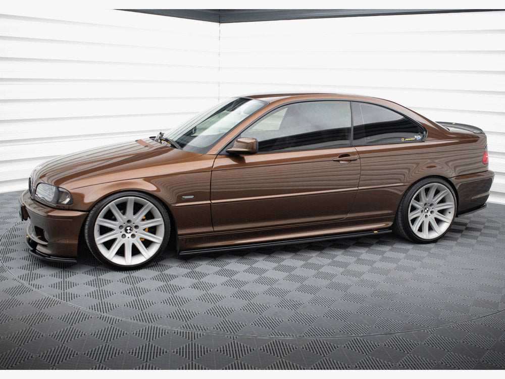 Side Skirts Diffusers V.1 compatible with BMW 3 E46 M-Pack Coupe