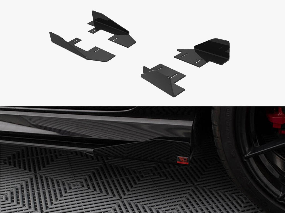 Side Flaps compatible with Audi RS 3 Sedan 8V Facelift