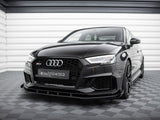Front Flaps compatible with Audi RS 3 Sedan 8V Facelift