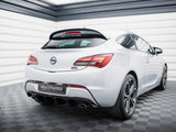 Rear Valance compatible with Opel Astra GTC OPC Line J (Version with single exhausts on both sides)