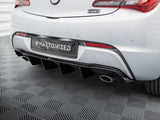 Rear Valance compatible with Opel Astra GTC OPC Line J (Version with single exhausts on both sides)