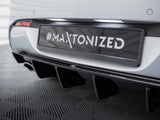 Rear Valance compatible with Opel Astra GTC OPC Line J (Version with single exhausts on both sides)