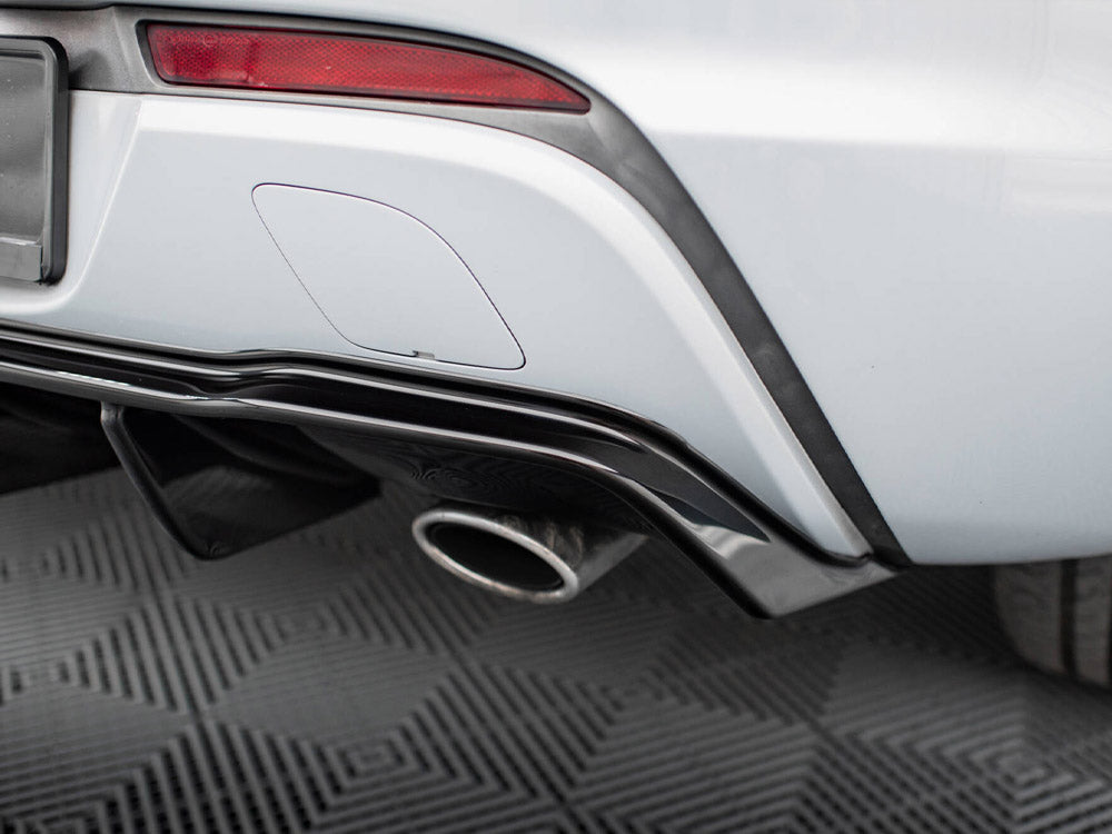 Rear Valance compatible with Opel Astra GTC OPC Line J (Version with single exhausts on both sides)