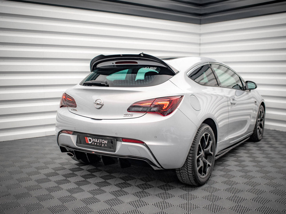 Rear Valance compatible with Opel Astra GTC OPC Line J (Version with single exhaust on one Side)