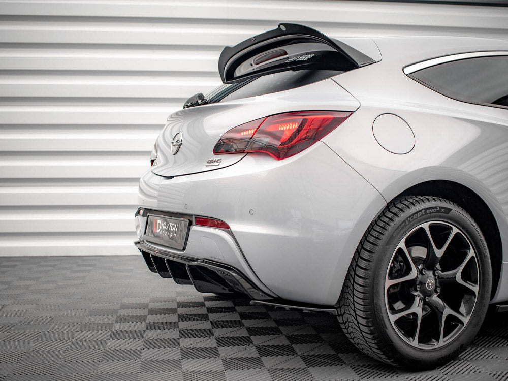 Rear Valance compatible with Opel Astra GTC OPC Line J (Version with single exhaust on one Side)