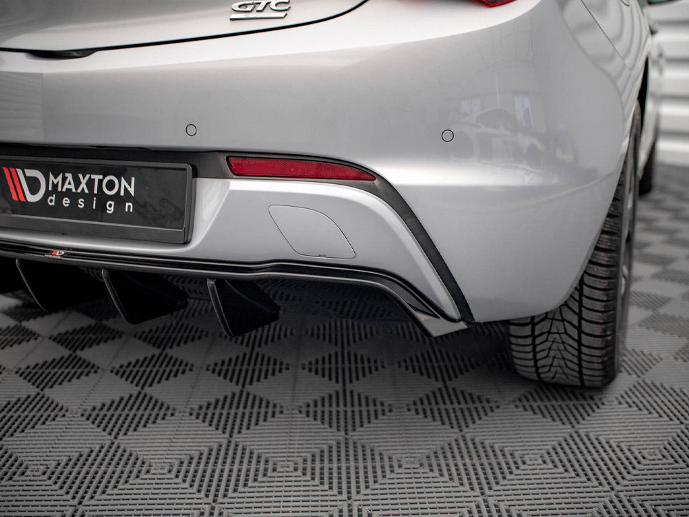 Rear Valance compatible with Opel Astra GTC OPC Line J (Version with single exhaust on one Side)
