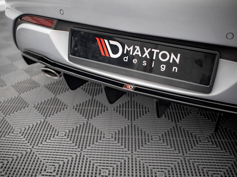 Rear Valance compatible with Opel Astra GTC OPC Line J (Version with single exhaust on one Side)