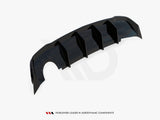 Rear Valance compatible with Opel Astra GTC OPC Line J (Version with single exhaust on one Side)