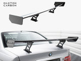 Carbon Spoiler With Internal Brackets Uprights compatible with BMW 3 Coupe E46