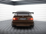 Carbon Spoiler With Internal Brackets Uprights compatible with BMW 3 Coupe E46