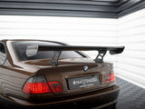 Carbon Spoiler With Internal Brackets Uprights compatible with BMW 3 Coupe E46