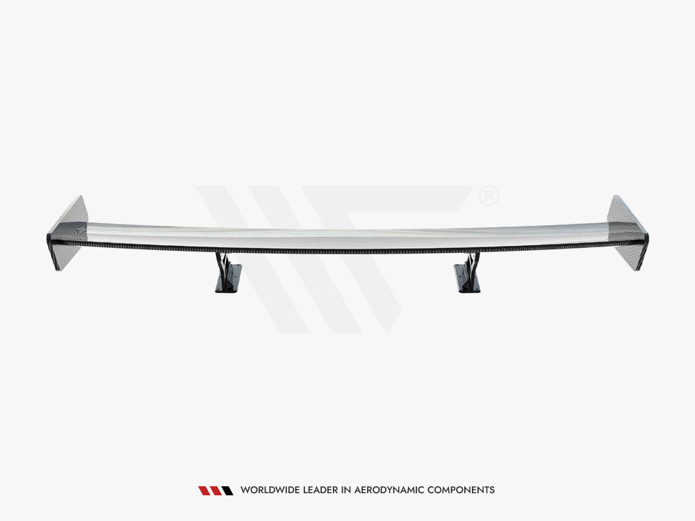 Carbon Spoiler With Internal Brackets Uprights compatible with BMW 3 Coupe E46