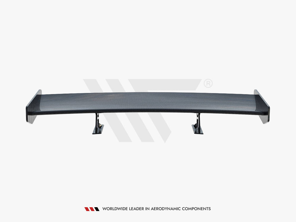 Carbon Spoiler With Internal Brackets Uprights compatible with BMW 3 Coupe E46