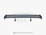 Carbon Spoiler With Internal Brackets Uprights compatible with BMW 3 Coupe E46
