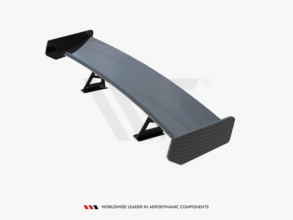 Carbon Spoiler With Internal Brackets Uprights compatible with BMW 3 Coupe E46