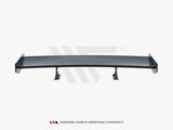Carbon Spoiler With Internal Brackets Uprights compatible with BMW 3 Coupe E46