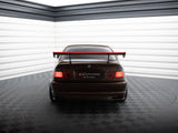 Carbon Spoiler With Internal Brackets Uprights + LED compatible with BMW 3 Coupe E46