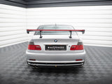 Carbon Spoiler With Internal Brackets Uprights + LED compatible with BMW 3 Coupe E46