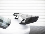 Carbon Spoiler With Internal Brackets Uprights + LED compatible with BMW 3 Coupe E46