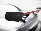 Carbon Spoiler With Internal Brackets Uprights + LED compatible with BMW 3 Coupe E46