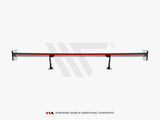 Carbon Spoiler With Internal Brackets Uprights + LED compatible with BMW 3 Coupe E46