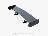Carbon Spoiler With Internal Brackets Uprights + LED compatible with BMW 3 Coupe E46