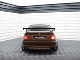 Carbon Spoiler With External Brackets Uprights compatible with BMW 3 Coupe E46