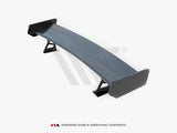 Carbon Spoiler With External Brackets Uprights compatible with BMW 3 Coupe E46