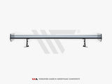 Carbon Spoiler With External Brackets Uprights compatible with BMW 3 Coupe E46