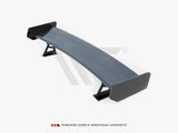 Carbon Spoiler With External Brackets Uprights compatible with BMW 3 Coupe E46